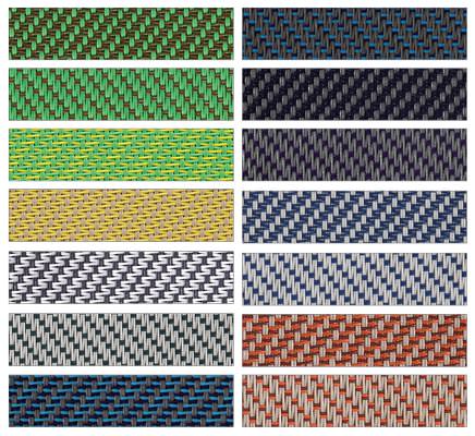 Stoffe für Solidscreen Textilscreens von Alulux