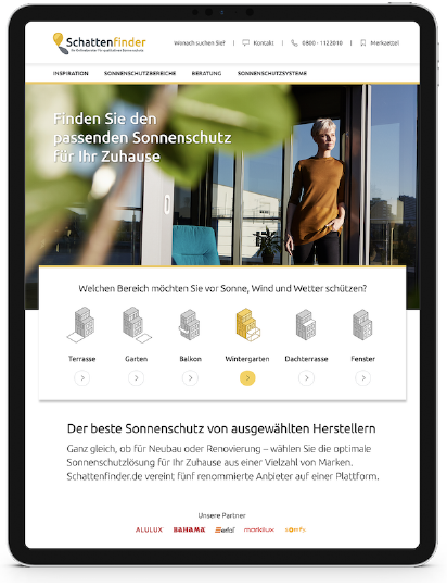 Schattenfinder: Deutschlands größter Sonnenschutz-Berater geht an den