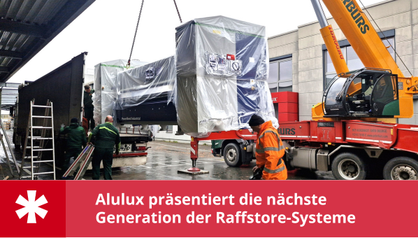 Schnellere Lieferzeiten, neue Blendenanlage und innovatives OPTIRAFF-Antriebskonzept.